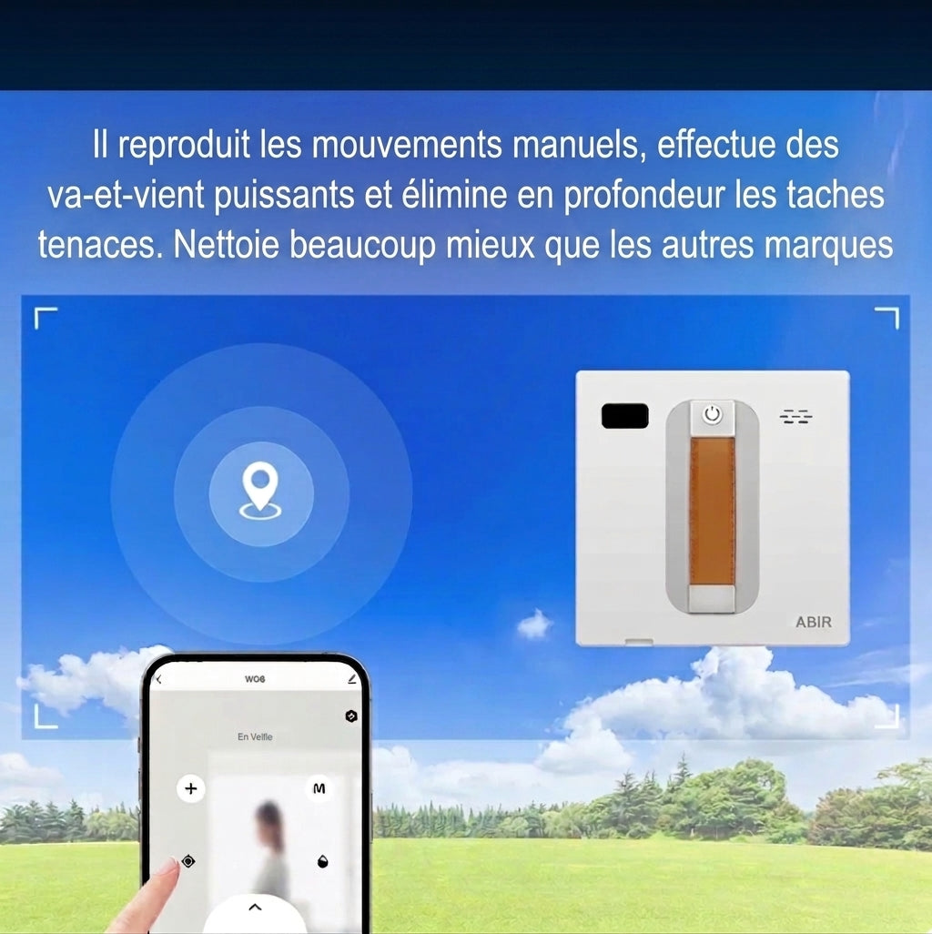 🪟 Robot lave-vitres intelligent ABIR WD8