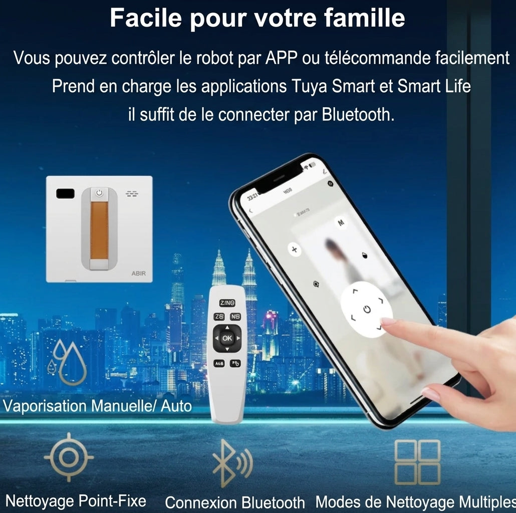 🪟 Robot lave-vitres intelligent ABIR WD8