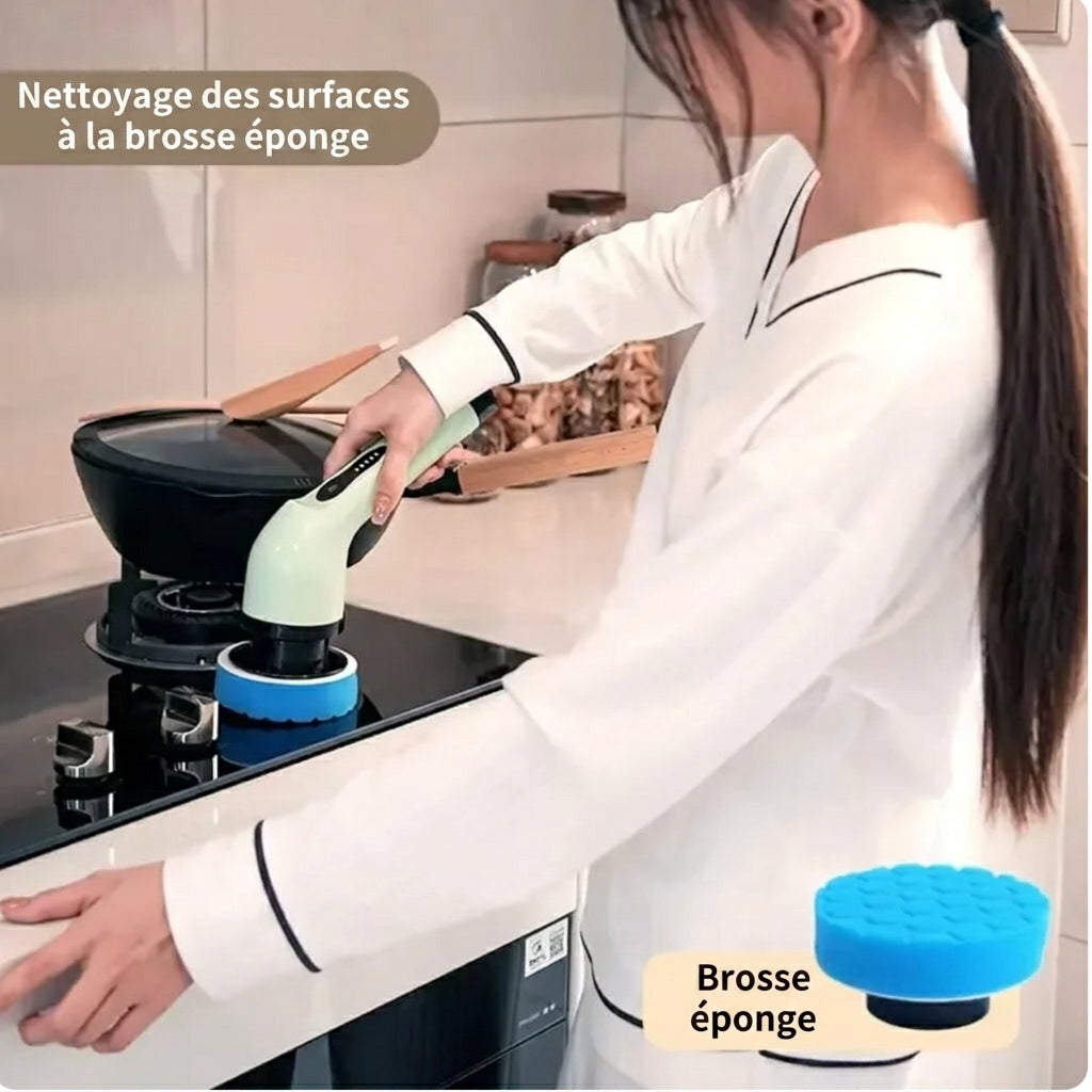 🧽 Brosse de nettoyage électrique sans fil