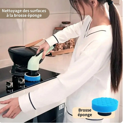 🧽 Brosse de nettoyage électrique sans fil