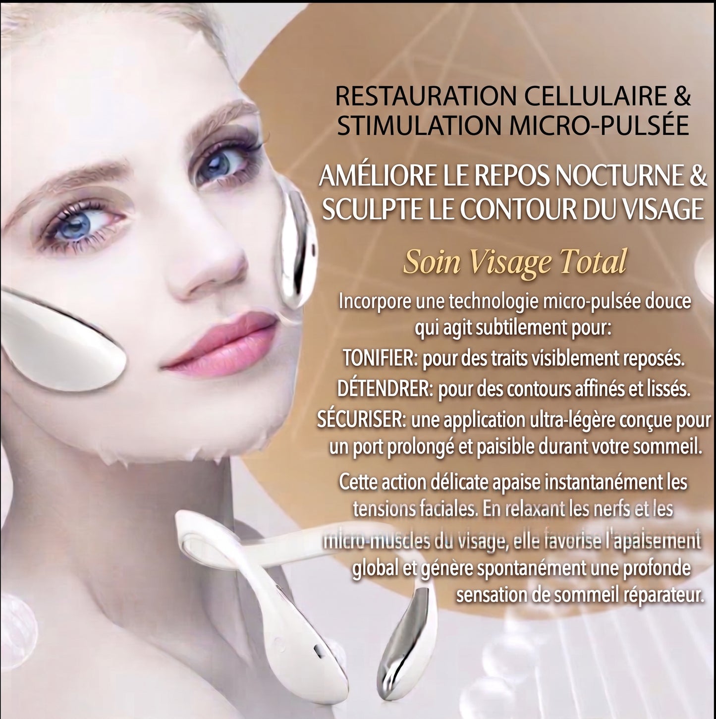 Masque de Sommeil Intelligent : Appareil Anti-Stress et Relaxation Profonde