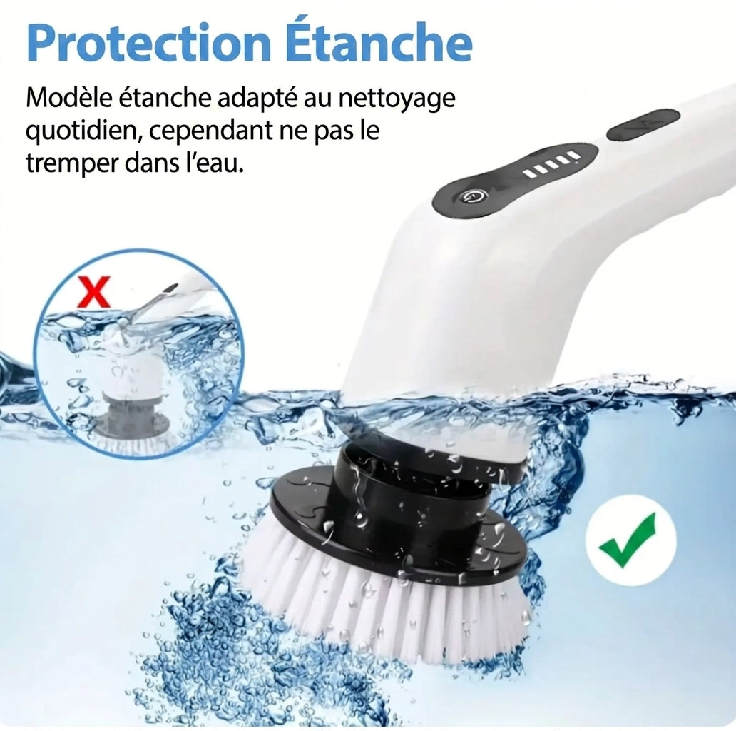🧽 Brosse de nettoyage électrique sans fil