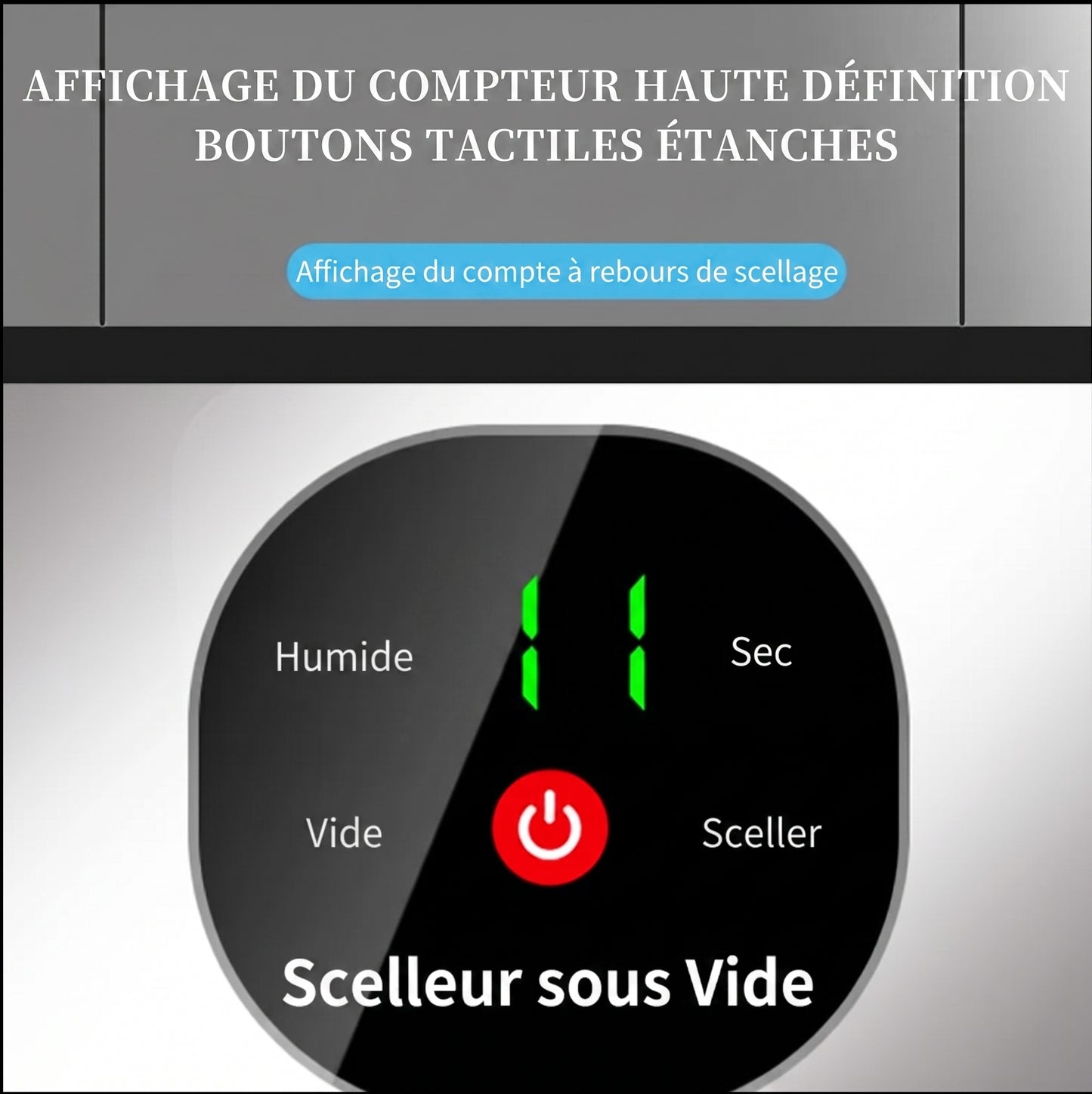 🥩 Machine sous vide rechargeable sans fil - Gardez vos aliments frais plus longtemps