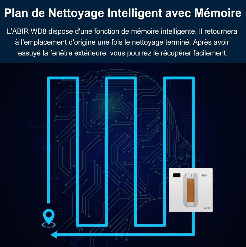 🪟 Robot lave-vitres intelligent ABIR WD8