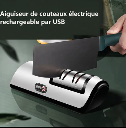 🔪 Aiguiseur de couteaux électrique 4-en-1