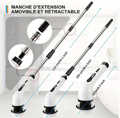 🧽 Brosse de nettoyage électrique sans fil