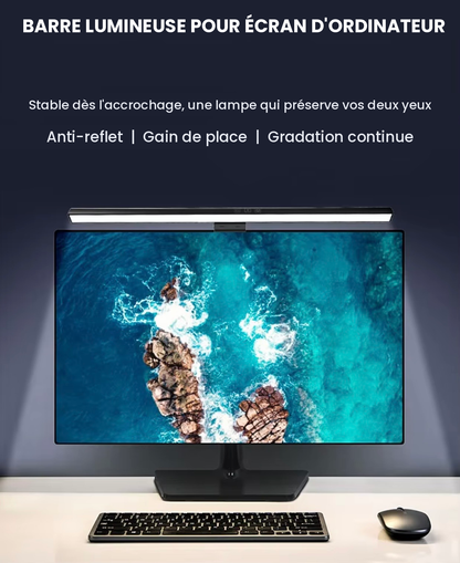 💡 Barre Lumineuse LED pour Écran d’Ordinateur – Confort Visuel