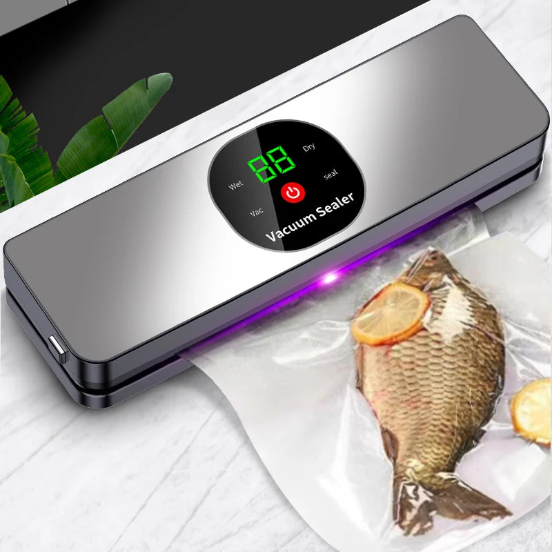 🥩 Machine sous vide rechargeable sans fil - Gardez vos aliments frais plus longtemps